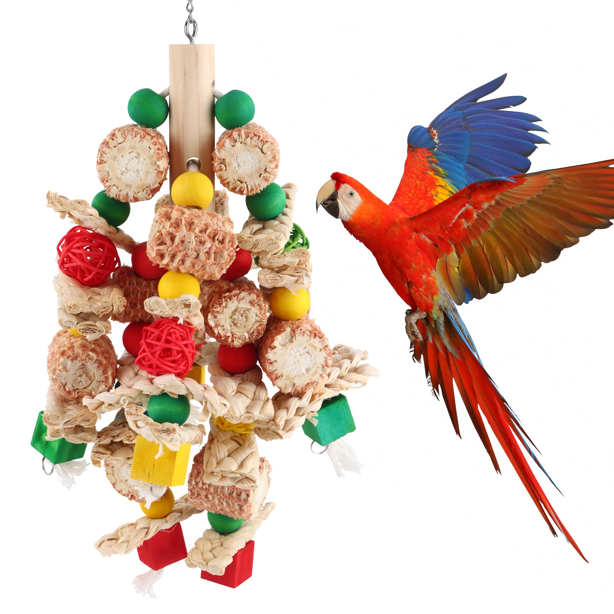 Jouets Naturels pour Oiseaux