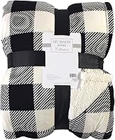 Vista 2 de Hudson Baby Home - Manta de visón con respaldo sherpa.