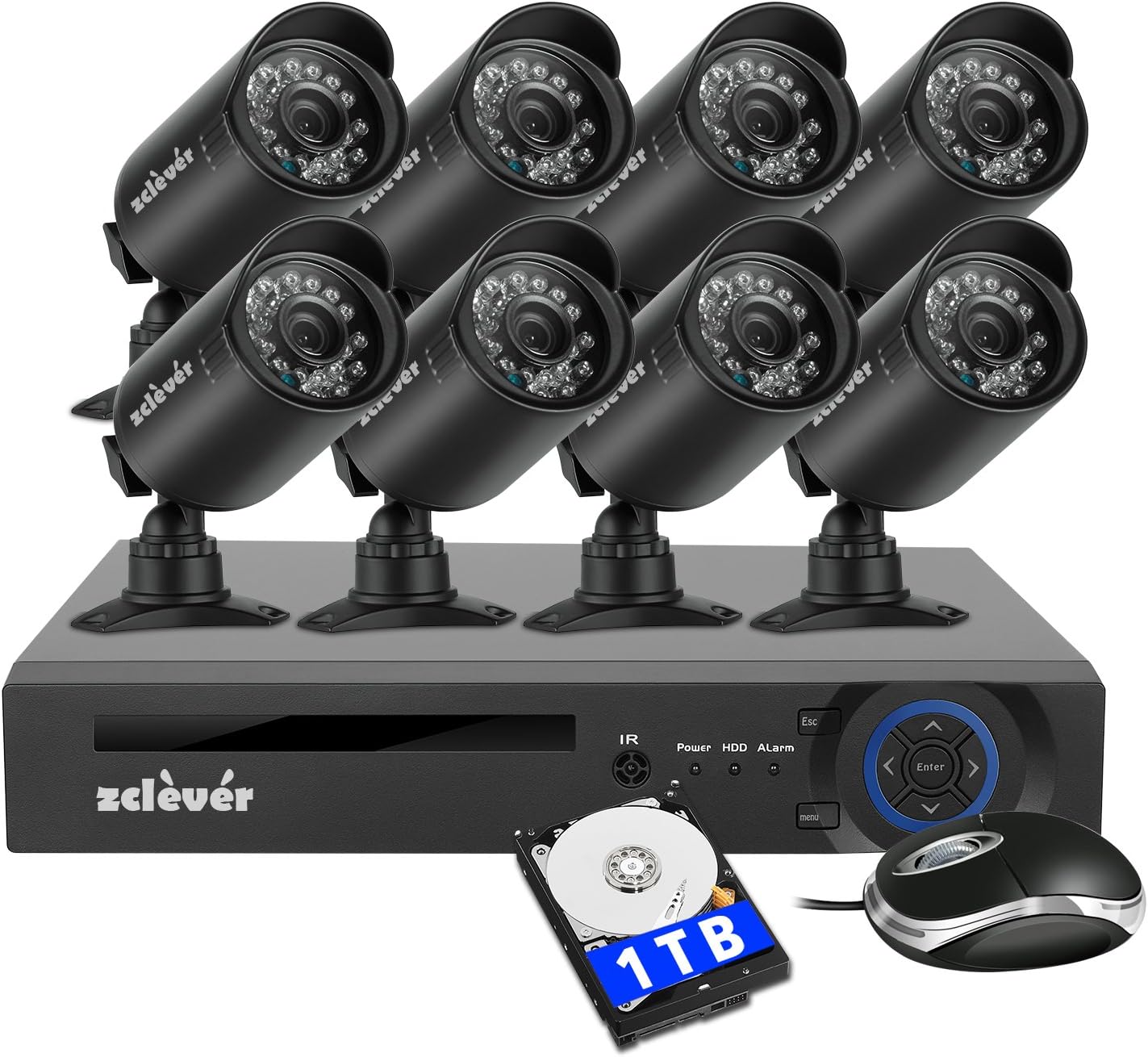 Zclever 720P camera, black