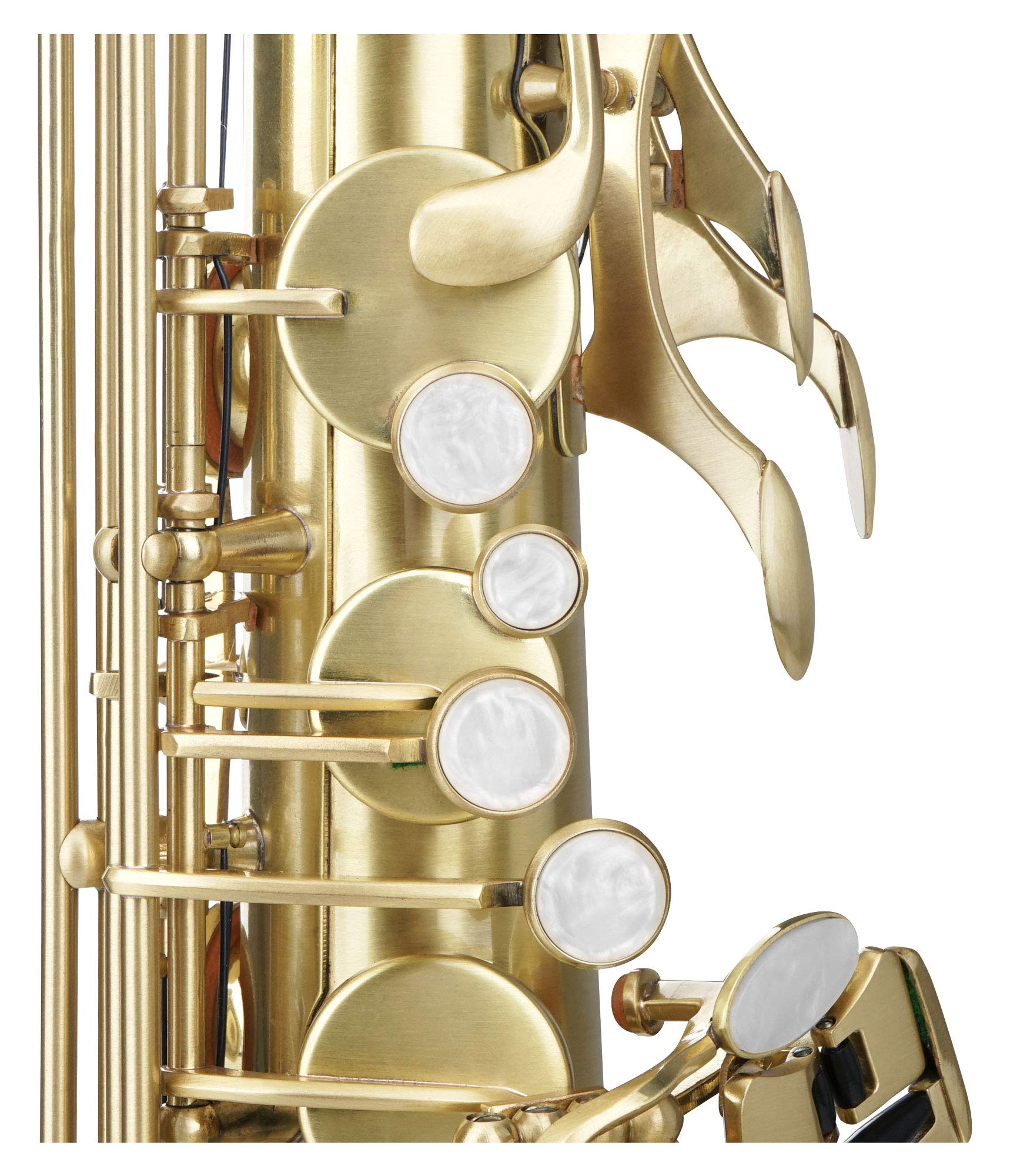 Classic Cantabile Winds TS-450 Bb brushed Tenorsaxophon (Tenor-Saxophon, gebürstetes Messing, Bb-Stimmung, Hoch-Fis-Klappe, sehr ergonomische Klappenmechanik)
