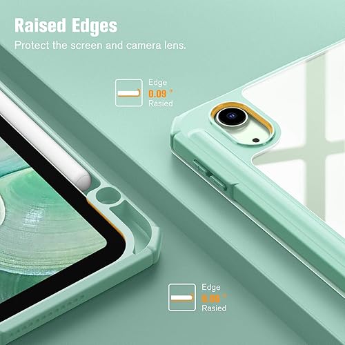 Miniatura 201 de Fintie Funda híbrida delgada para iPad Air de 11 pulgadas M3 (2025) / M2 (2024), iPad Air 5ª (2022) / 4ª generación (2020) de 10.9 pulgadas, funda a