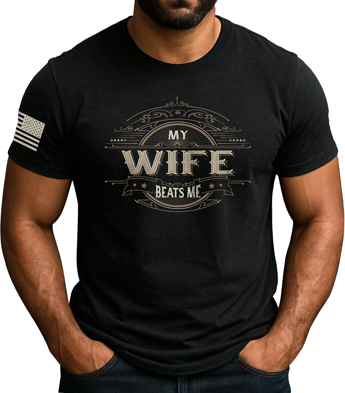 My Wife Beats Me Shirt, Husband Shirt for Men, Vintage Husband and Wife Shirts
