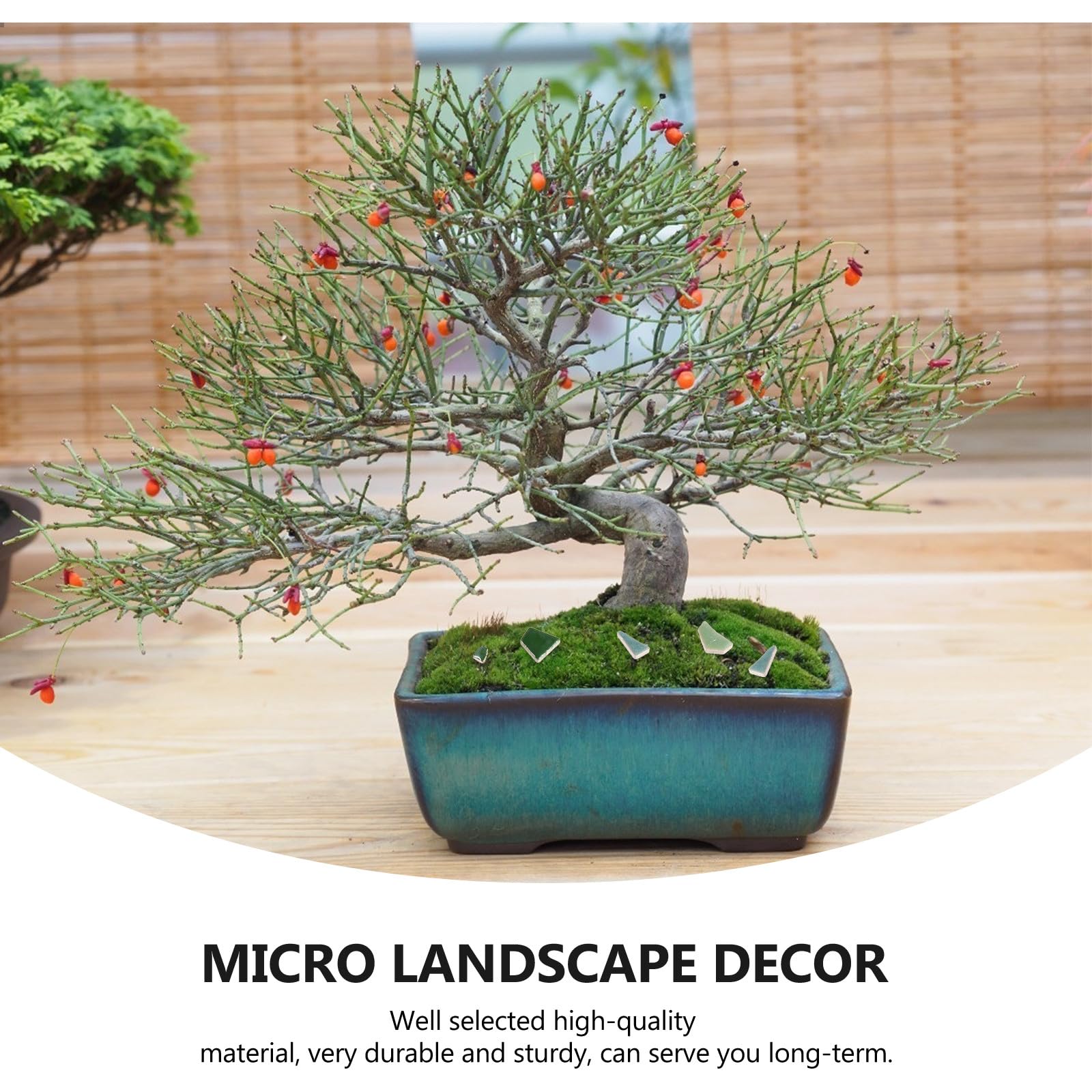 Artibetter Piastrelle di Mosaico Fai da Te 500g in Ceramica Bordi Uniformi e Aspetto Irregolare, Materiale Sicuro per Decorazioni Artistiche a Casa o Giardino
