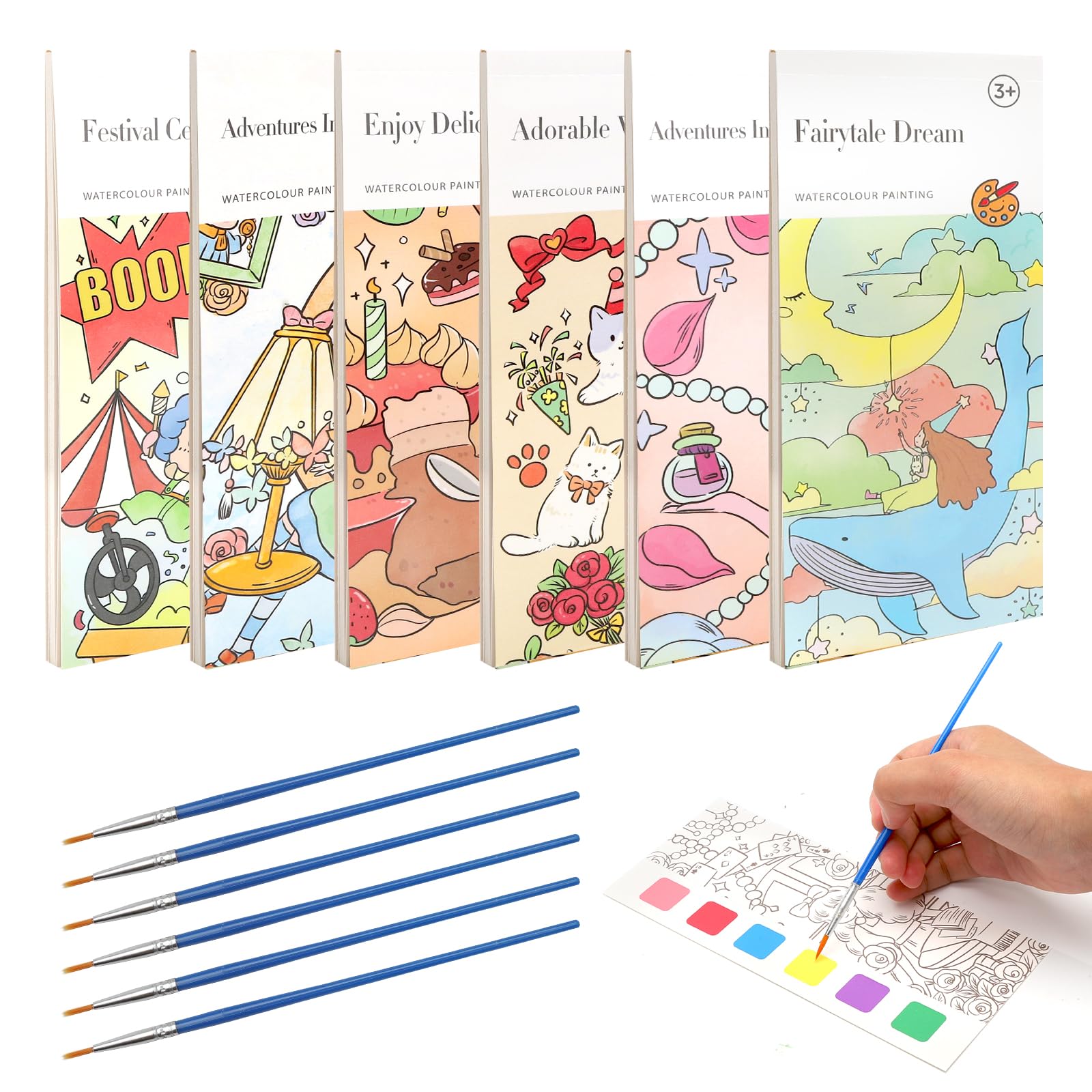 LIBRO DA COLORARE ad Acqua Libro da Disegno ad acqua Magica per Bambini