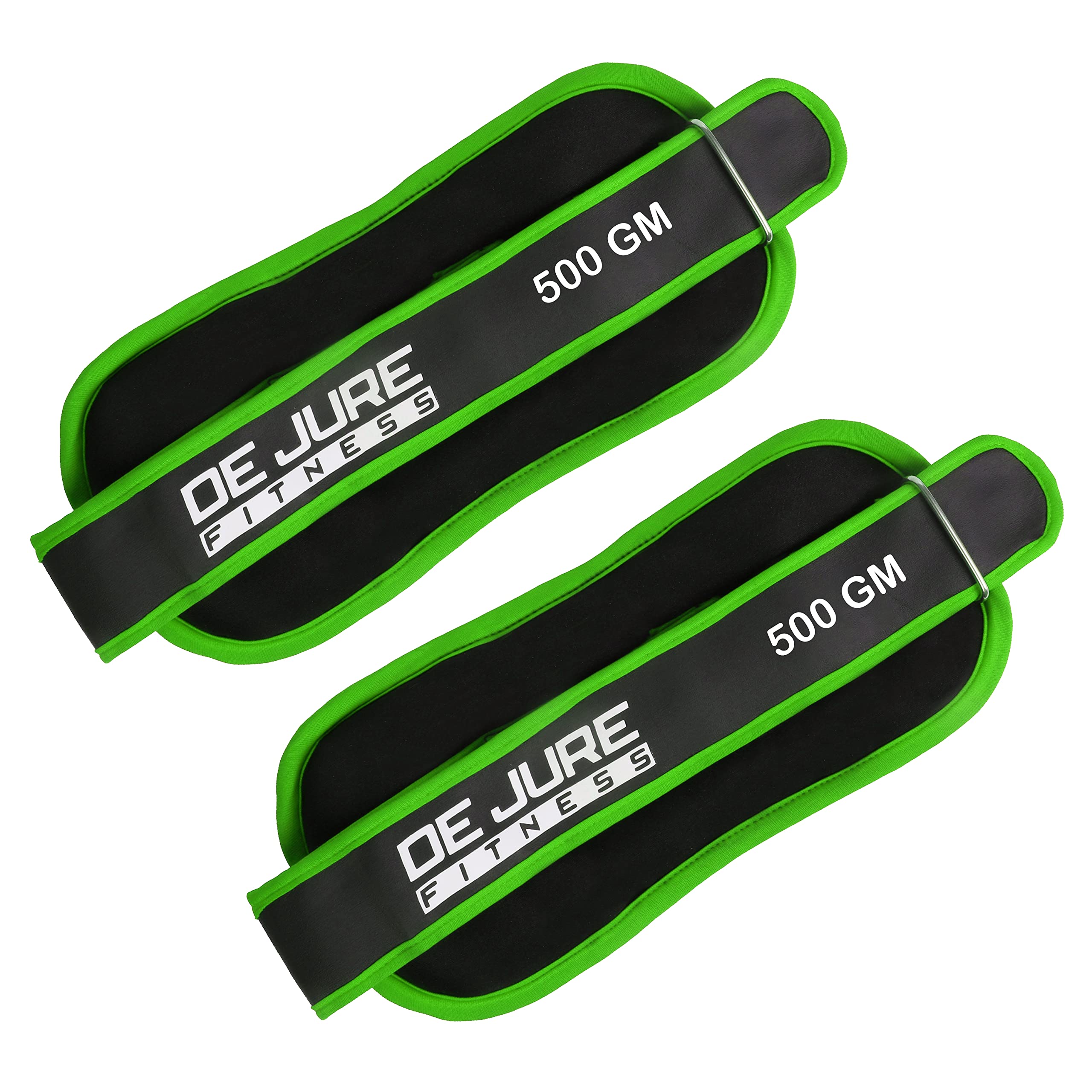 De Jure Fitness Ankle & Wrist Weight Pair, Adjustable Strap, 0.5KG Pair (0.5Kg x 2 = 1kg) (P) Green (B085M99V95) Amazon Price History, Amazon Price Tracker