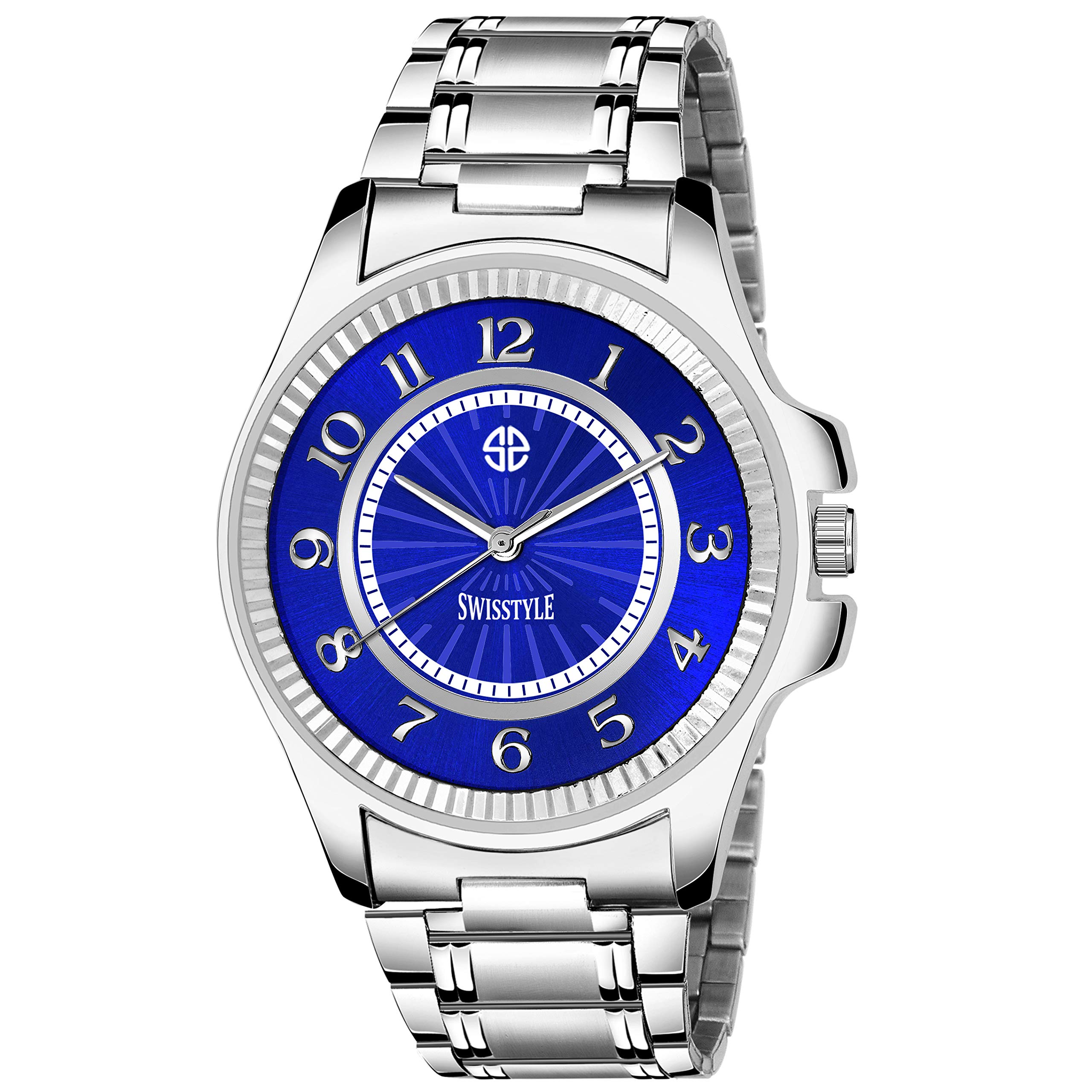 SWISSTYLE Analog Blue Dial Men Watch SS-GR818-BLU-CH (B0823W1RZM) Amazon Price History, Amazon Price Tracker