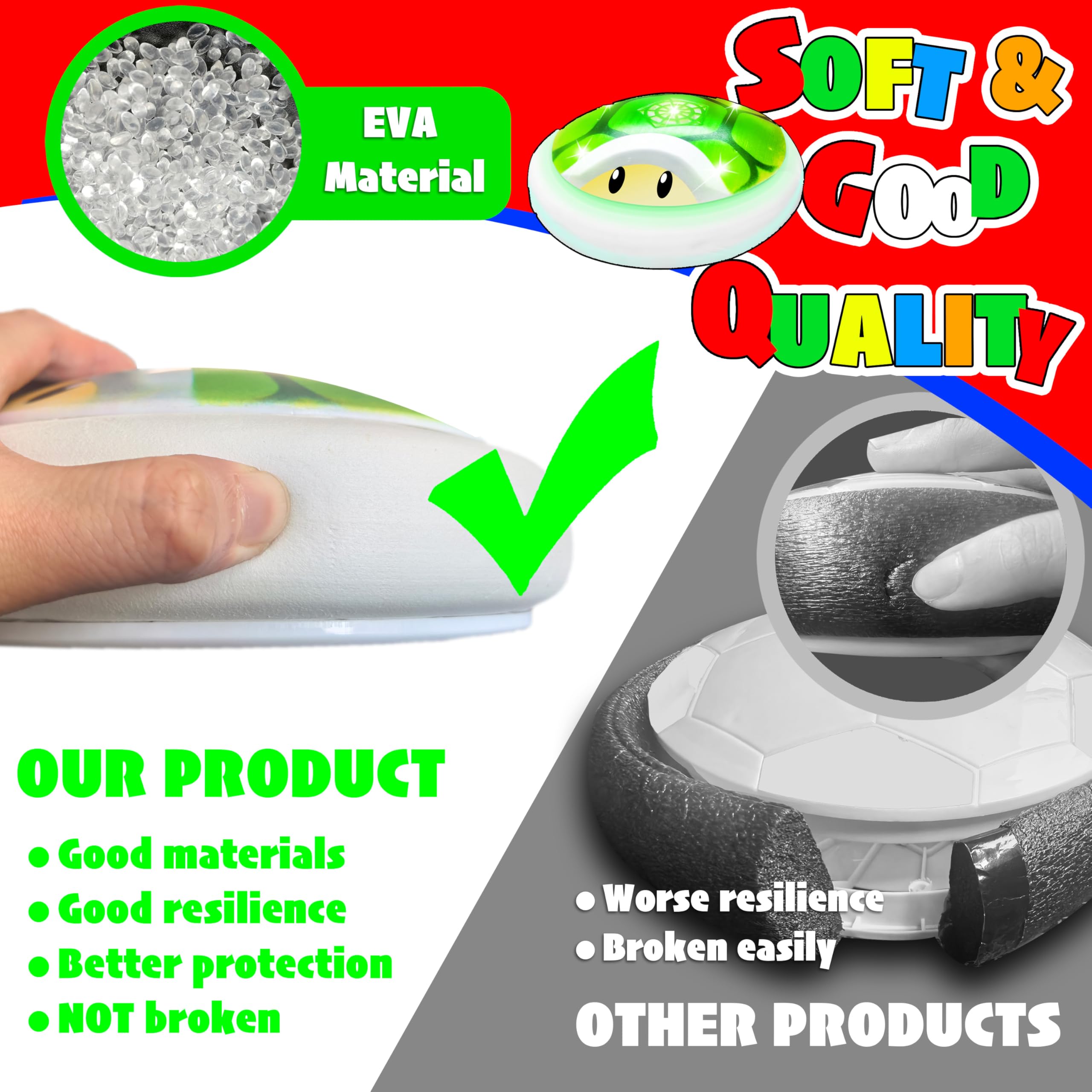 Jouet Enfant Rechargeable Led Ballon Foot Air Power Lenbest - Jouet Enfant Rechargeable Avec Lumières LED Jeu Intérieur Extérieur