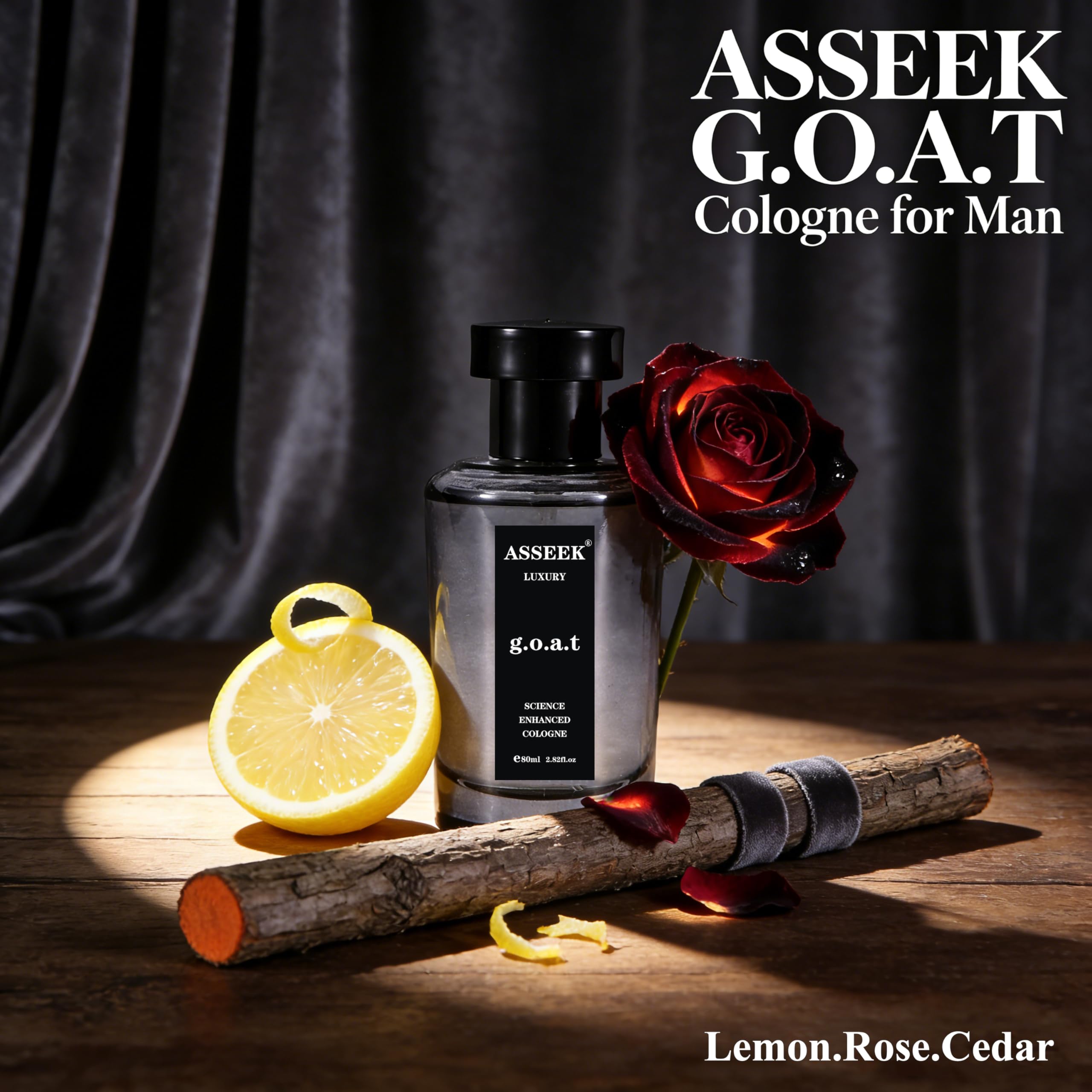 Amazon.com : ASSEEK G.O.A.T Cologne for Man - 80ml/2.82 Fl Oz