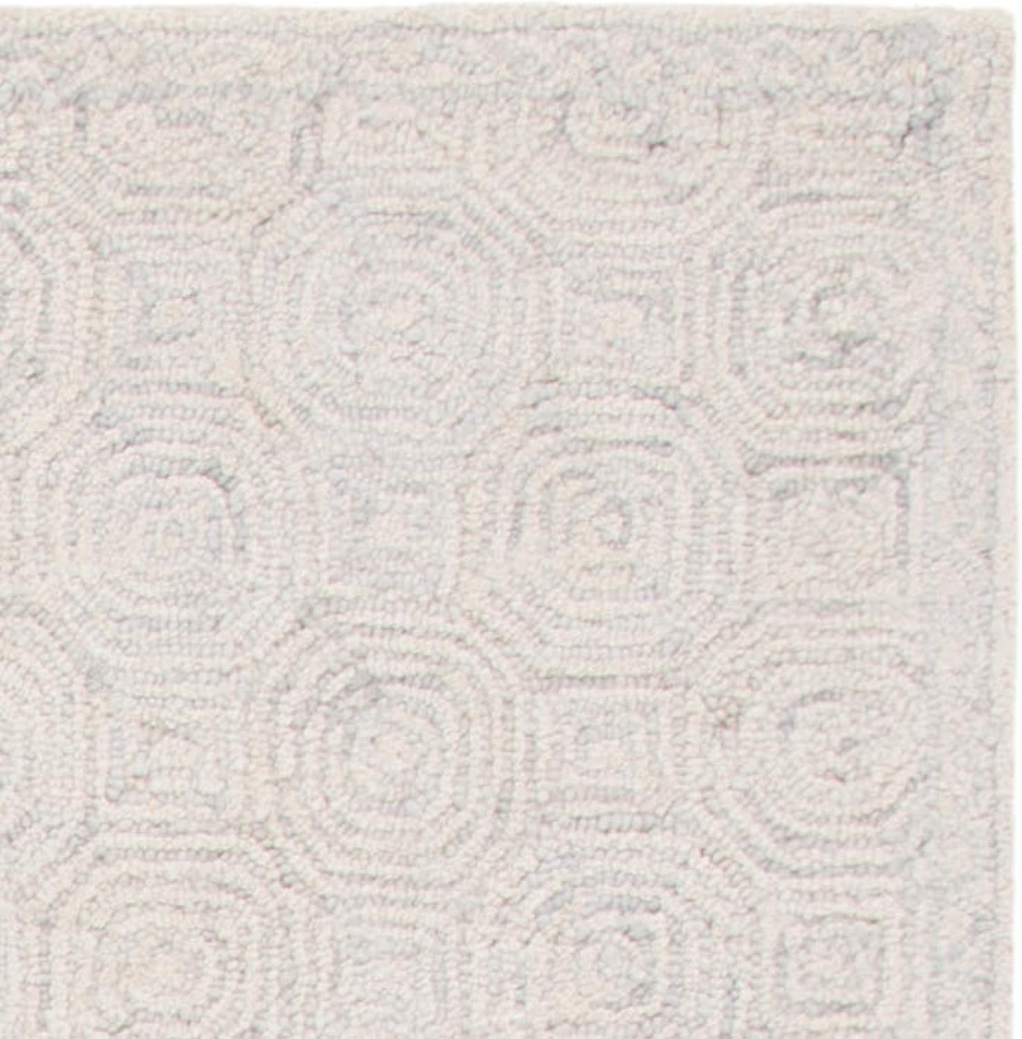 Elegant Transitional Hand-Tufted Wool Area Rug in Gray, 9' x 12'