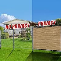 Vista 31 de Black 4FT X 50FT Outdoor Privacy Screen Fence & Mesh Shade Net Cover, Ideal for Garden and Backyard - Enhances Privacy for Fencing & Chain Link