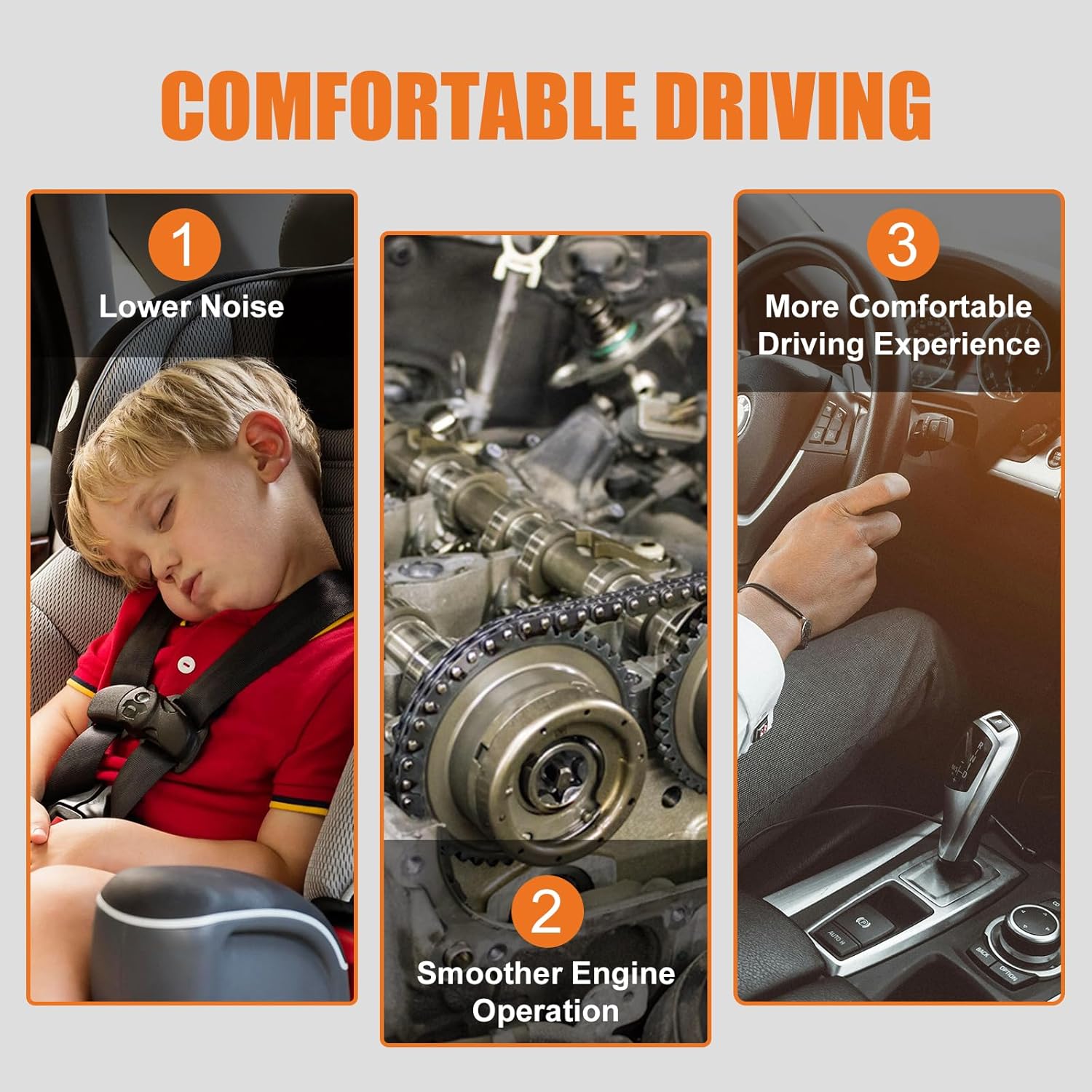 Engine Balance Shaft Set Fits for Toyota Camry Corolla Matrix RAV4, 2AZ-FE 2AZ-FXE 2.4L Engine, For Scion xB tC, For Lexus HS250h, 2007-2015, 13601-28021 13602-28020, 1 Year Worry-Free