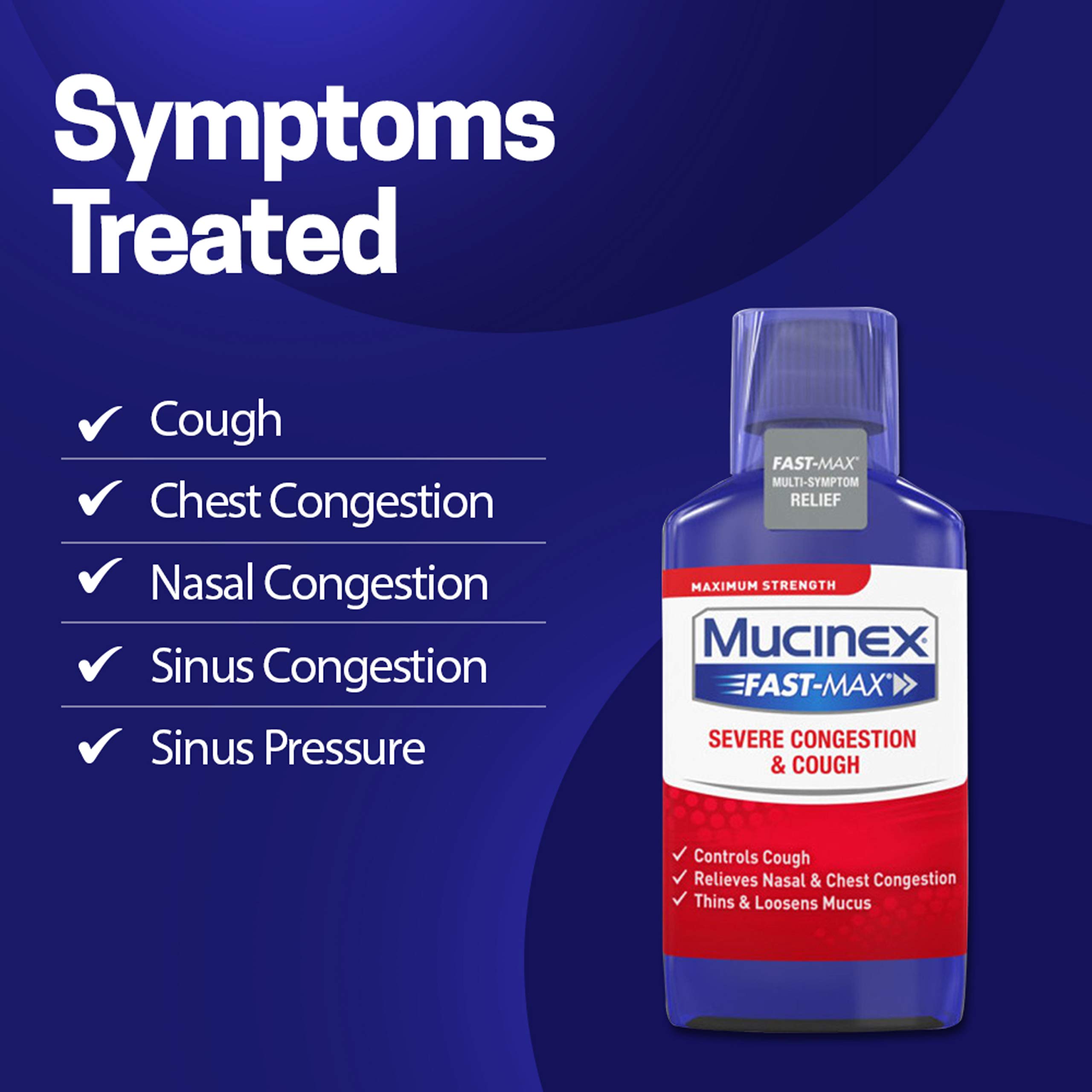 Congestion and Cough Liquid, Mucinex FastMax Severe Congestion and