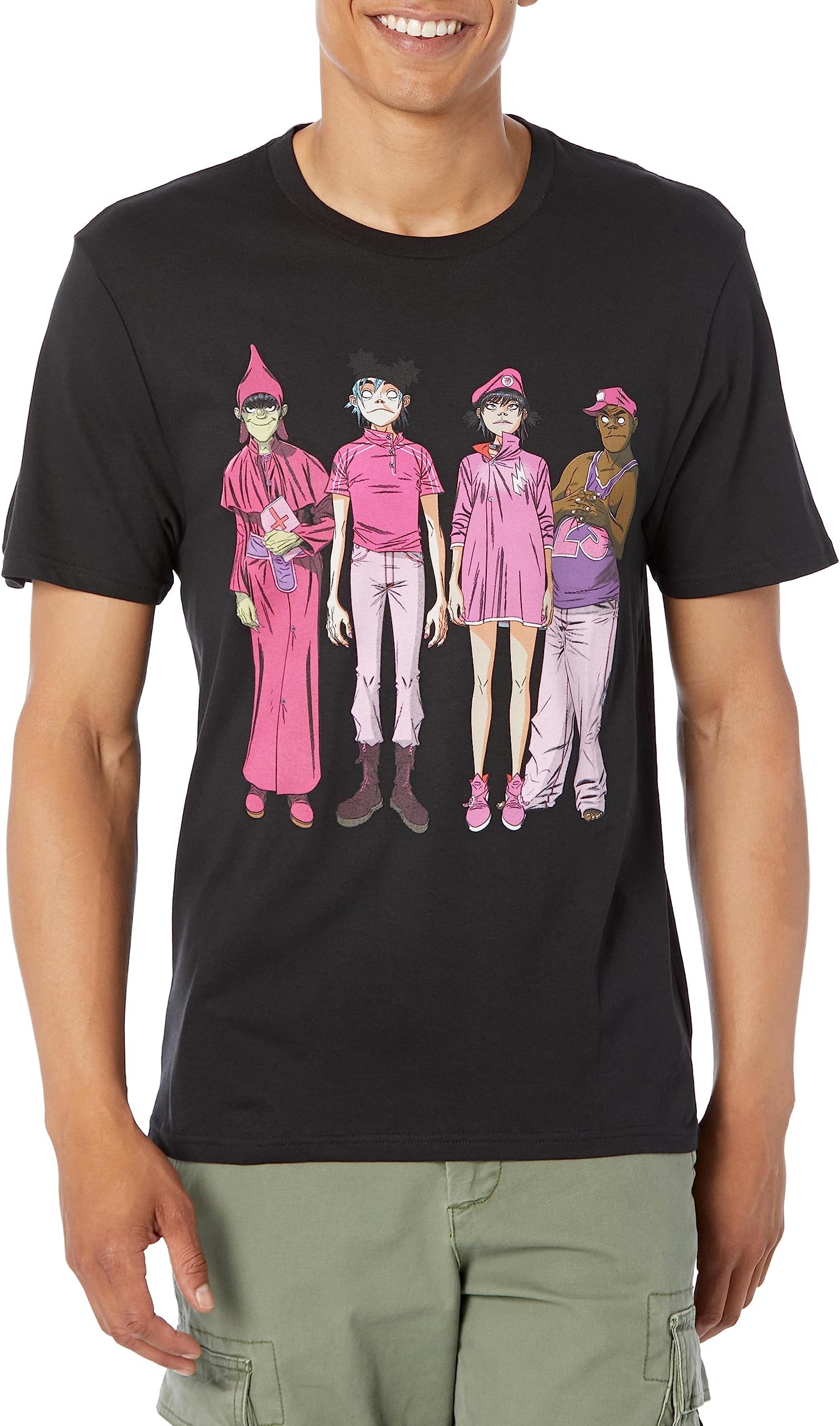 Gorillaz unisex-adult Gorillaz Cracker Island Standing Exclusive T-shirt T-Shirt