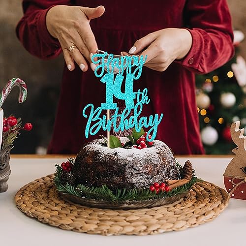 Miniatura 6 de 1 pieza de decoración para pastel de cumpleaños número 10 con purpurina y saludos a 10 años, selección de pastel de 10 años, fabulosa decoración de