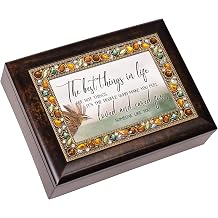Cottage Garden Best Life People Like You Earth Tone Jeweled Music Box Plays Wonderful World