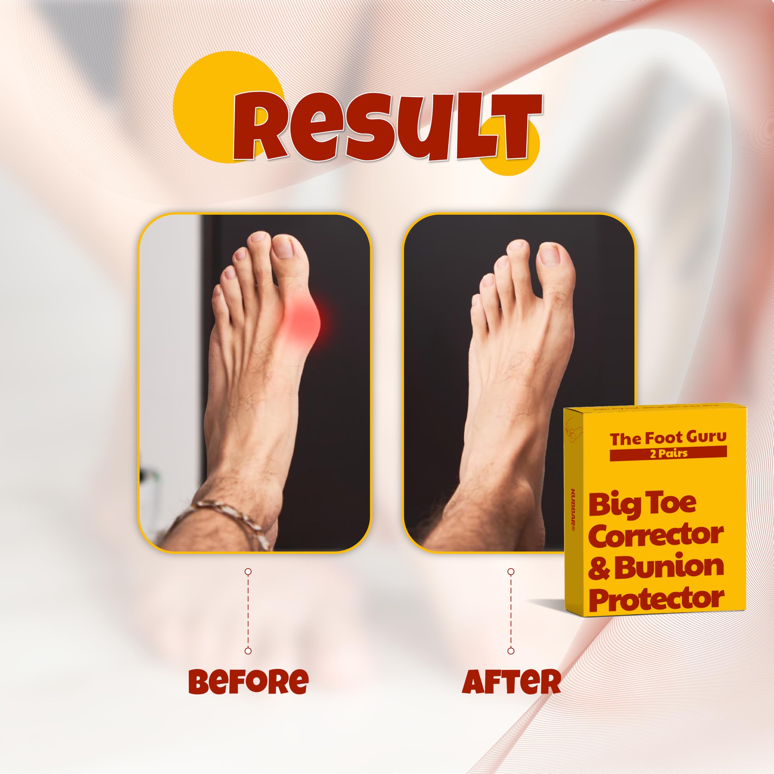 The Foot Guru - Corrector y protector de juanetes suave