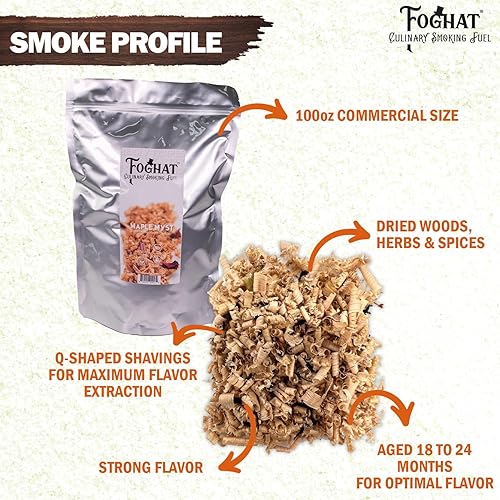Vista 43 de Virutas de madera – Virutas de roble de vino caliente de 4 onzas para ahumador, whisky y bebida, chips de madera natural y culinaria para ahumadores