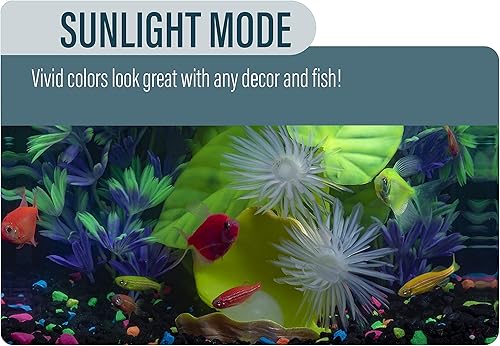 Miniatura 26 de Kit de tanque de peces GloFish, incluye iluminación LED y decoración