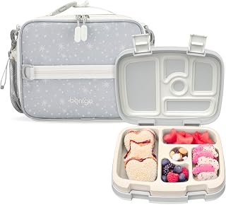 Prints Insulated Lunch Bag Set With Kids Bento-Style Lunch Box (Starry Sprinkle)