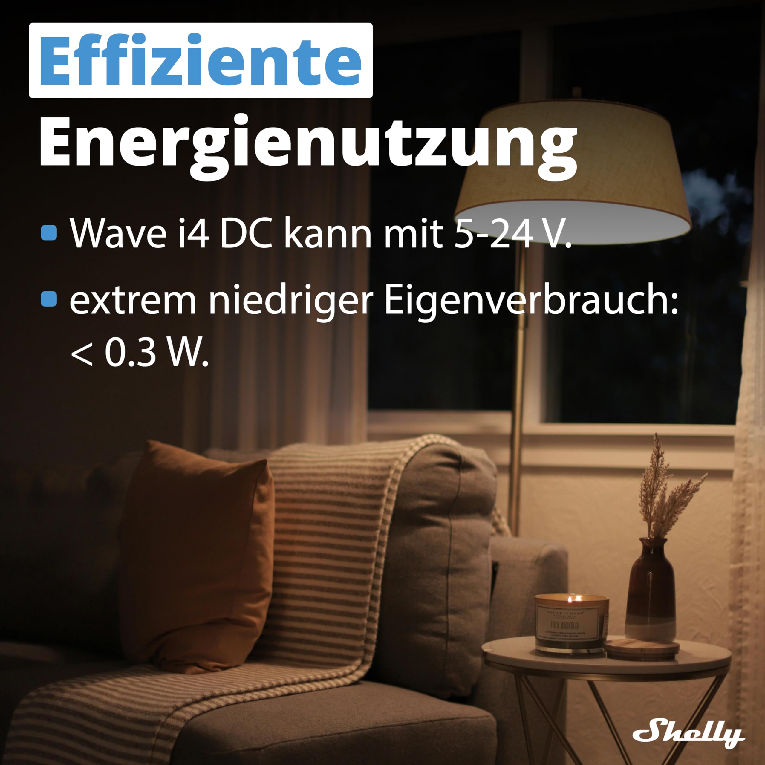 Shelly Wave i4 DC | Z-Wave Smart Controller | 4 Digitalen Eingängen 5-24 V DC | Hausautomation | Fortgeschrittene Steuerung | Z-Wave-Gateway Erforderlich | Erweiterte Funkreichweite