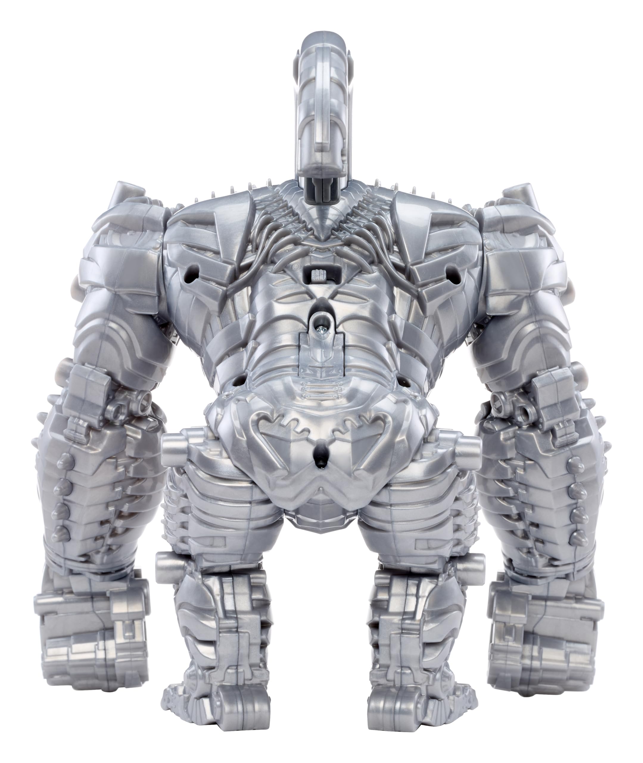 King Chrome Feature Villain Figure - Figura de acción de 30,5 cm del Villano King Chrome de Armorsaurs con Luces, Sonidos, función de puñetazo y Accesorios de Lanzamiento, para +6 años