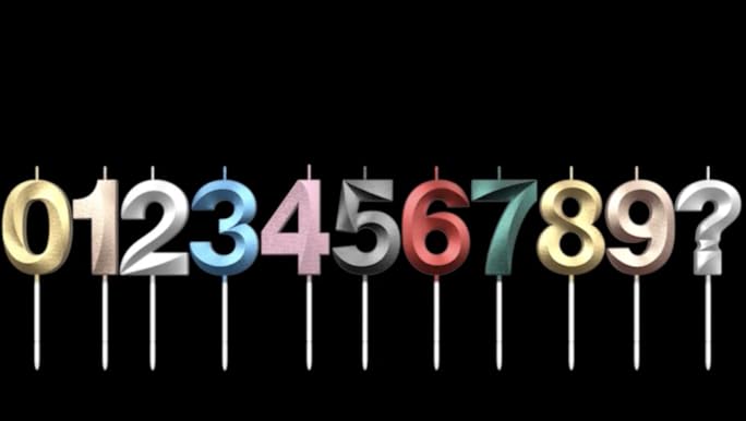 Amazon.com: 80th Birthday Candles Numbers for Cakes Candle