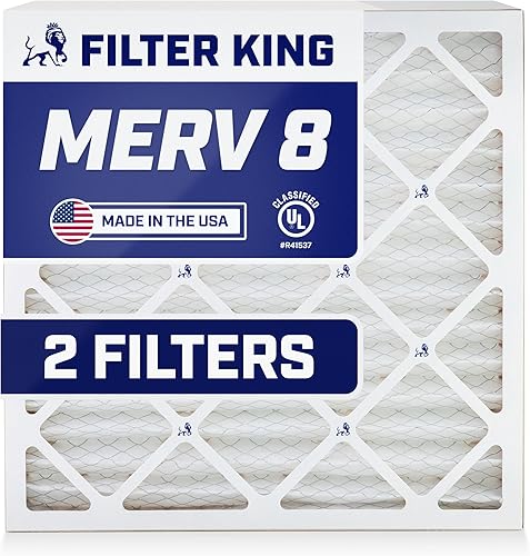 Filtro Filter King hvac, plisado, filtro de aire para horno, aire acondicionado, protección contra moho y polen, reducción de alérgenos, aumenta la