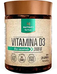 Nutrify - Vitamina D3 2000 UI - 120 Cápsulas