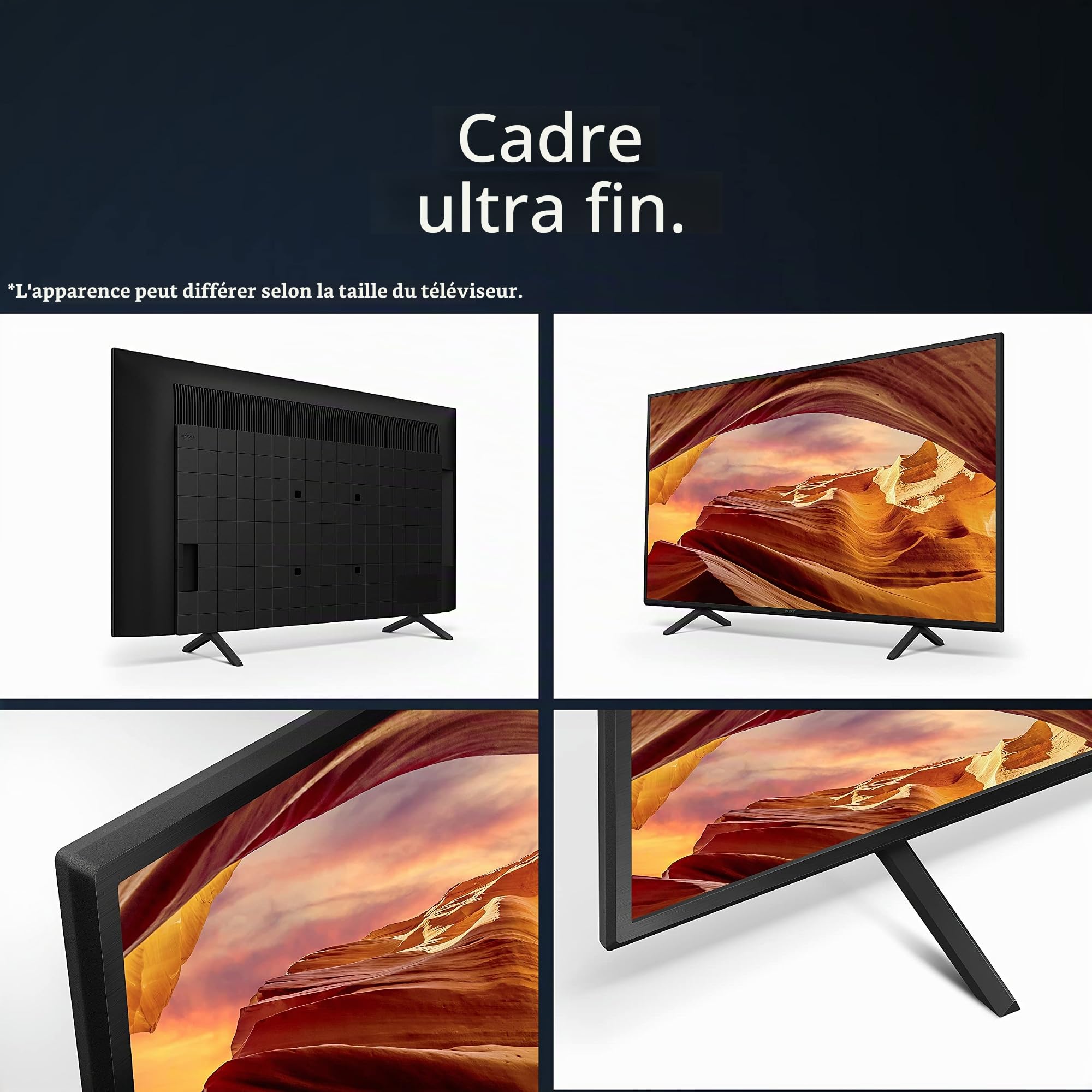 Sony TV Bravia KD-43X75WL : TV 4K Ultra HD LED | HDR | Google TV | Pack ECO | BRAVIA Core - Modèle 2023