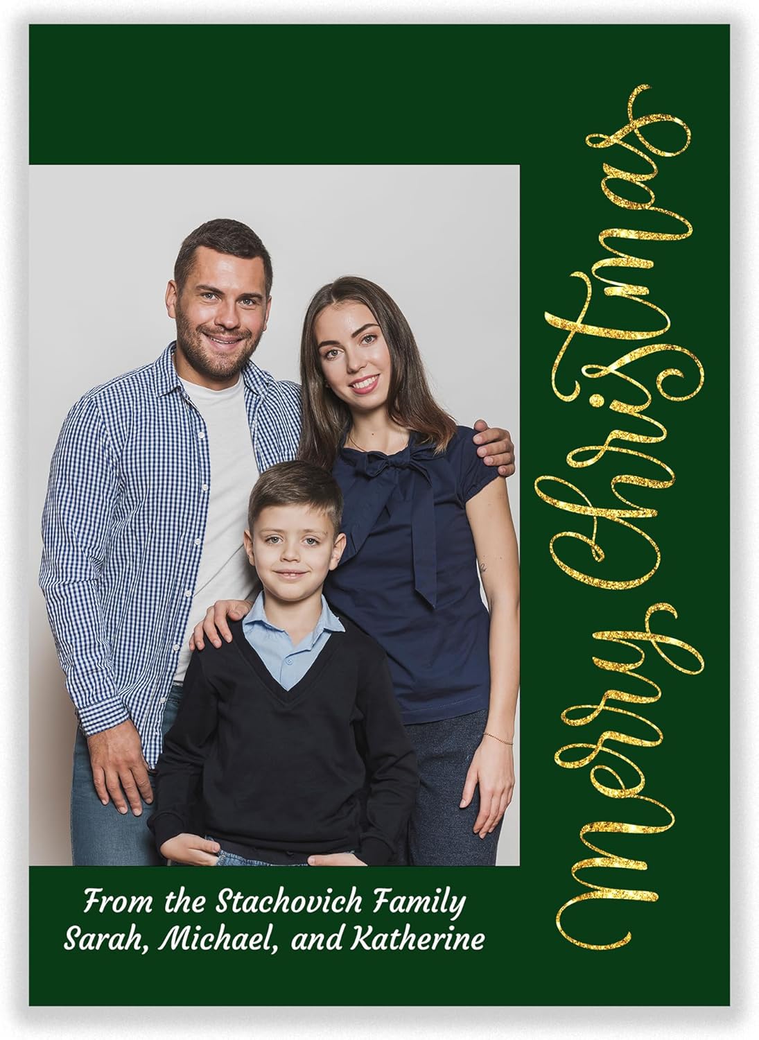 Personalized Christmas Cards 5" x