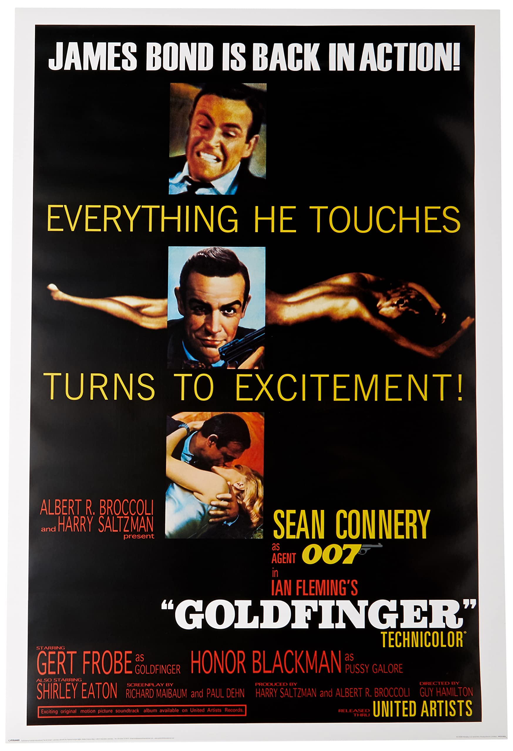 007ゴールドフィンガー 映画ポスター（B2サイズ） 007ゴールドフィンガー 映画ポスター（B2サイズ） 007ゴールド