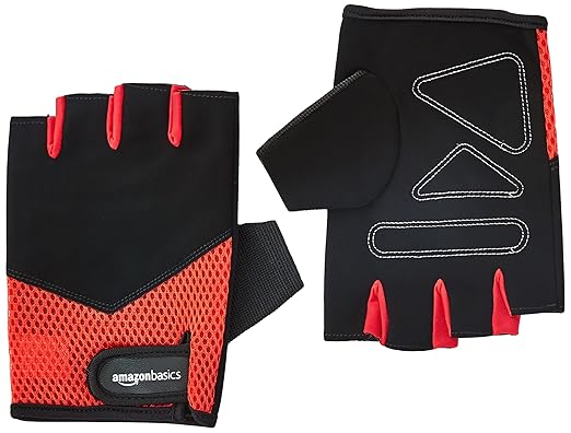 AmazonBasics Gym Gloves for Training and Exercise, XL at Rs. 159