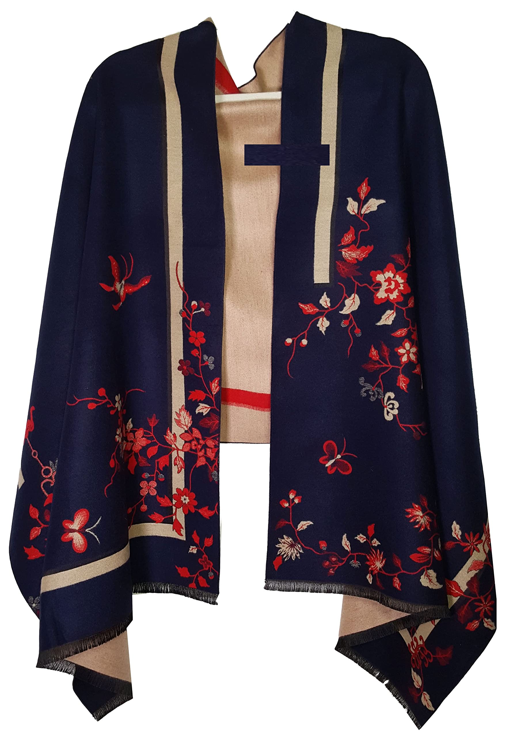 GFMCashmere Texture Pashmina Style Scarf Shawl for Autumn Winter (YCA-AA)