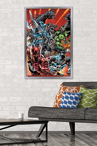 Miniatura 76 de Trends International DC Comics The Batman Who Laughs - Póster de pared grupal, 22.375 x 34 pulgadas, versión enmarcada en negro Versión enmarcada