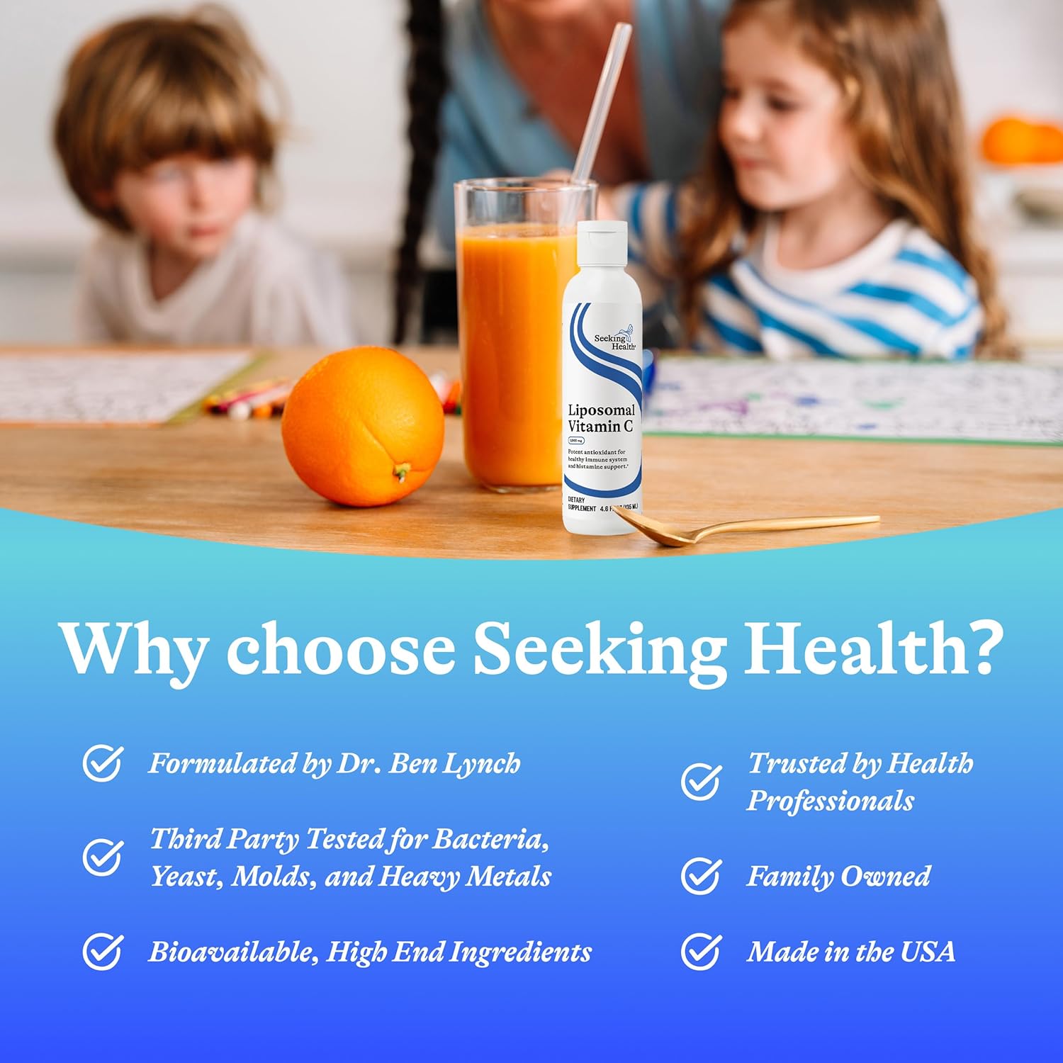 Optimal Liposomal Vitamin C - Lemon Zest | Non-Soy Non-GMO | 1,000 mg Liposomal Vitamin C per Serving |5 oz | 30 Servings