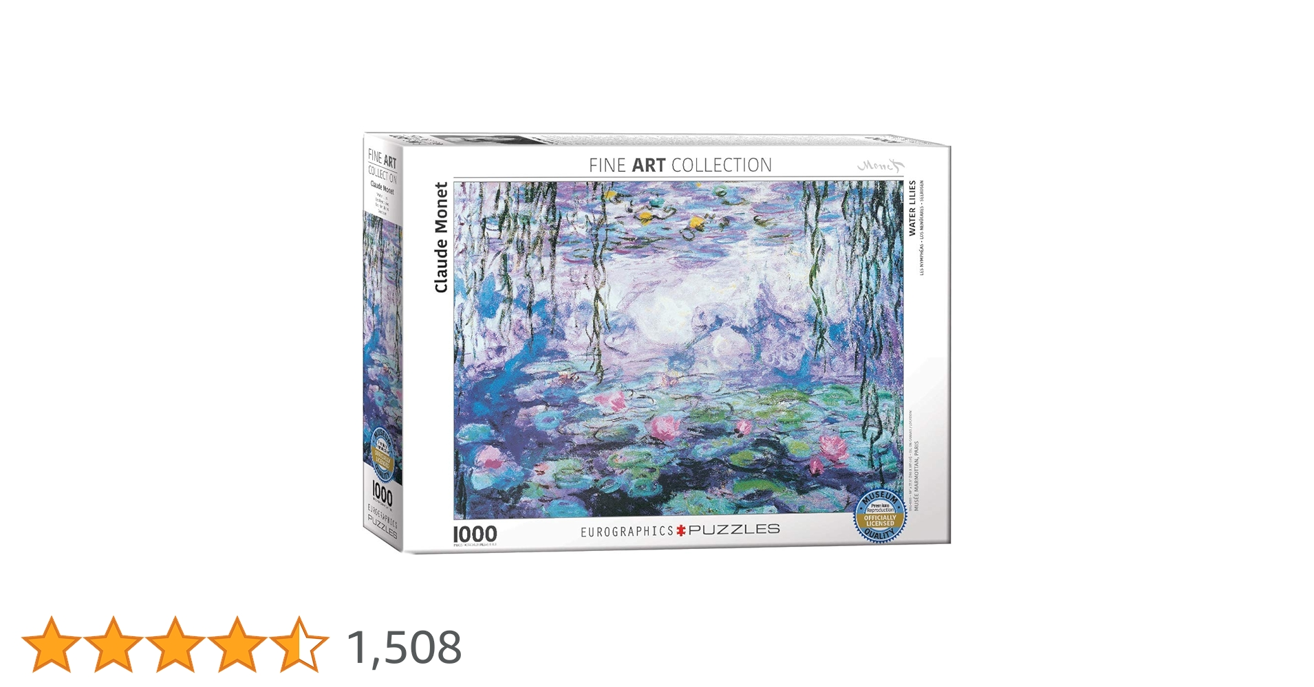 Amazon | 1000ピース ジグソーパズル 睡蓮 クロード・モネ 6000