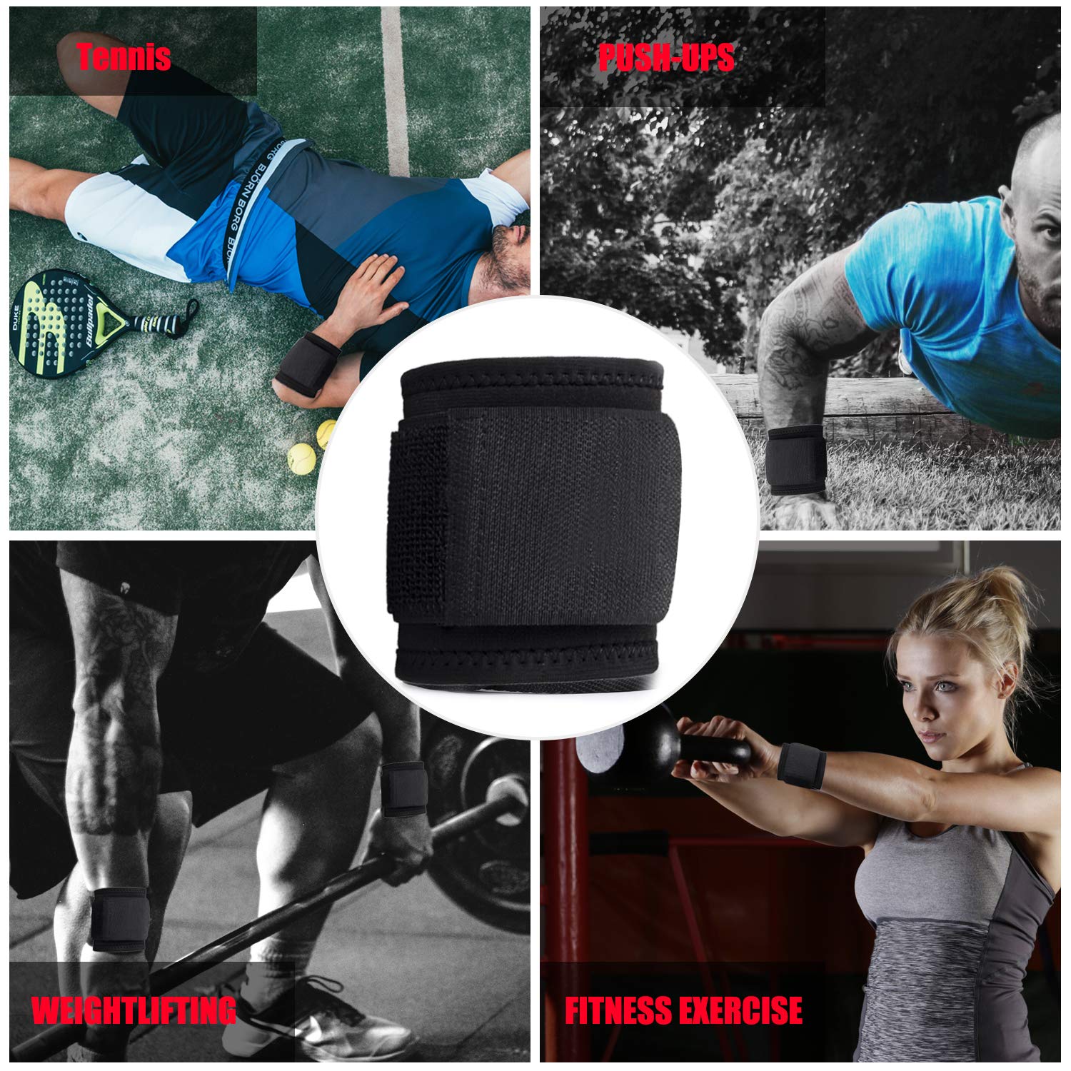 Muñequera Túnel Carpiano, soporte de muñeca ajustable para alivio del dolor de artritis y tendinitis, correa de compresión de muñeca ergonómica para ejercicio de levantamiento de pesas, wrist brace,