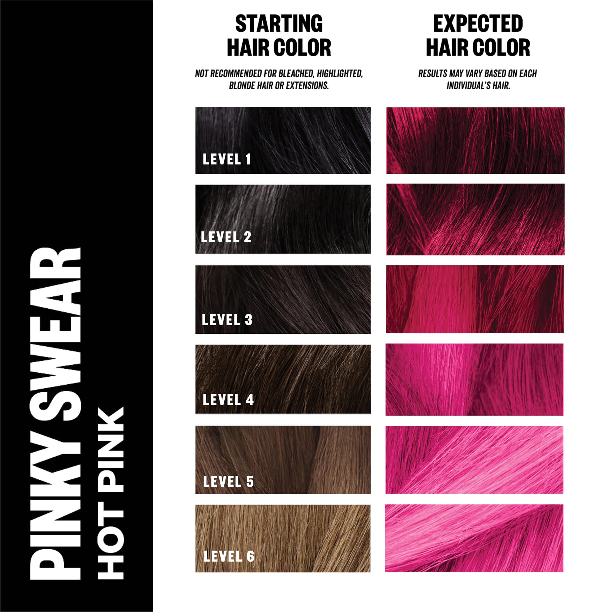 IGK Color Bright One Step Bleach & Color Kit for Accent Pieces PINKY SWEAR - Hot Pink | One-Step Color Processing + Replenishes + Hydrates | Vegan + Cruelty Free + Ammonia Free | 4 Oz