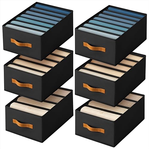 Miniatura 41 de Organizadores de armario y almacenamiento Homsorout - Juego de 8 contenedores de almacenamiento con cestas para organización Organizador de armario