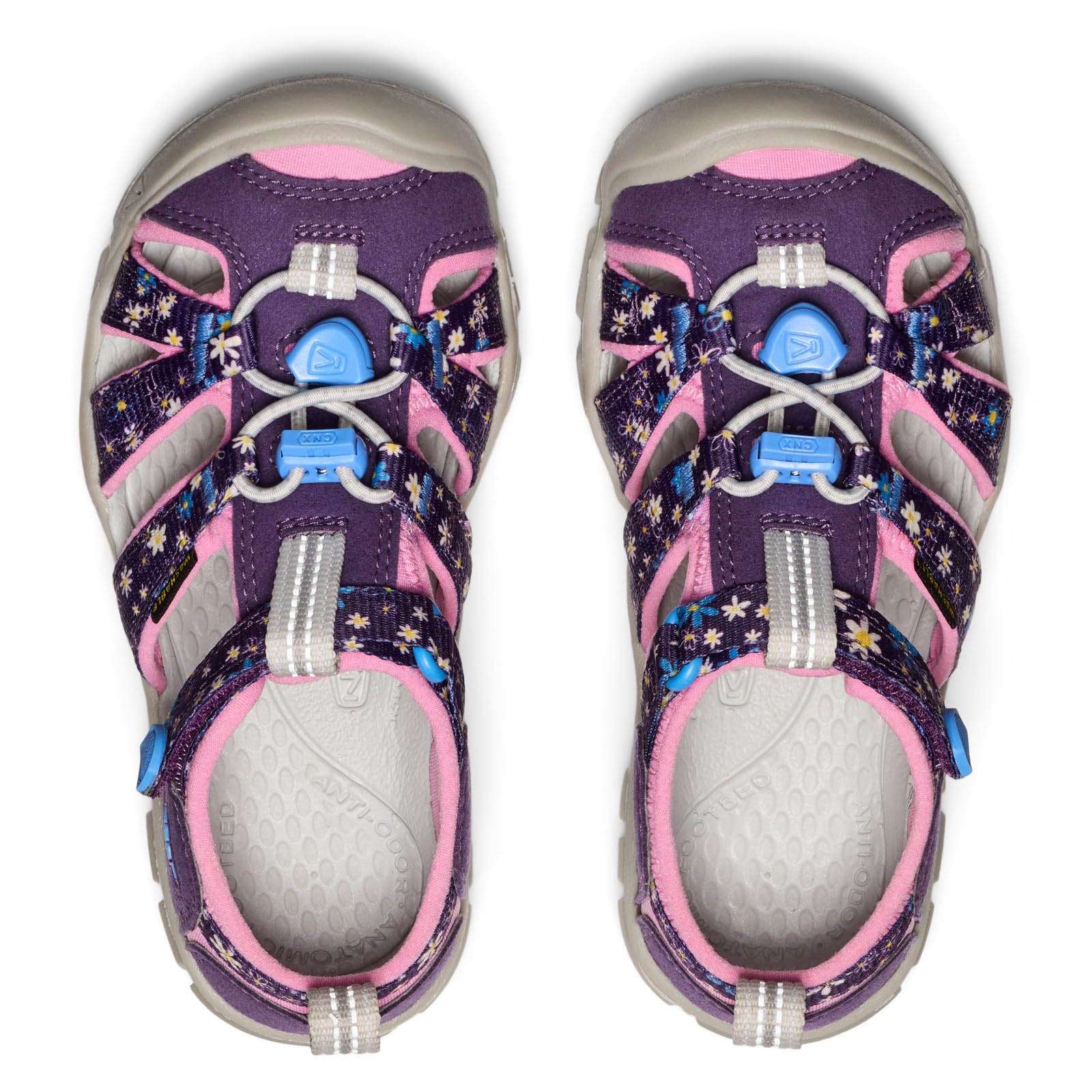 KEEN Sandały dziecięce unisex Seacamp 2 CNX, Stokrotki Marina, 29 EU