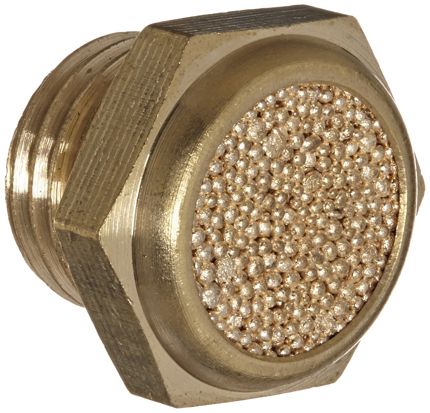 Legris 0673 00 13 Sintered Bronze Silencer, 1/4" BSPP Male