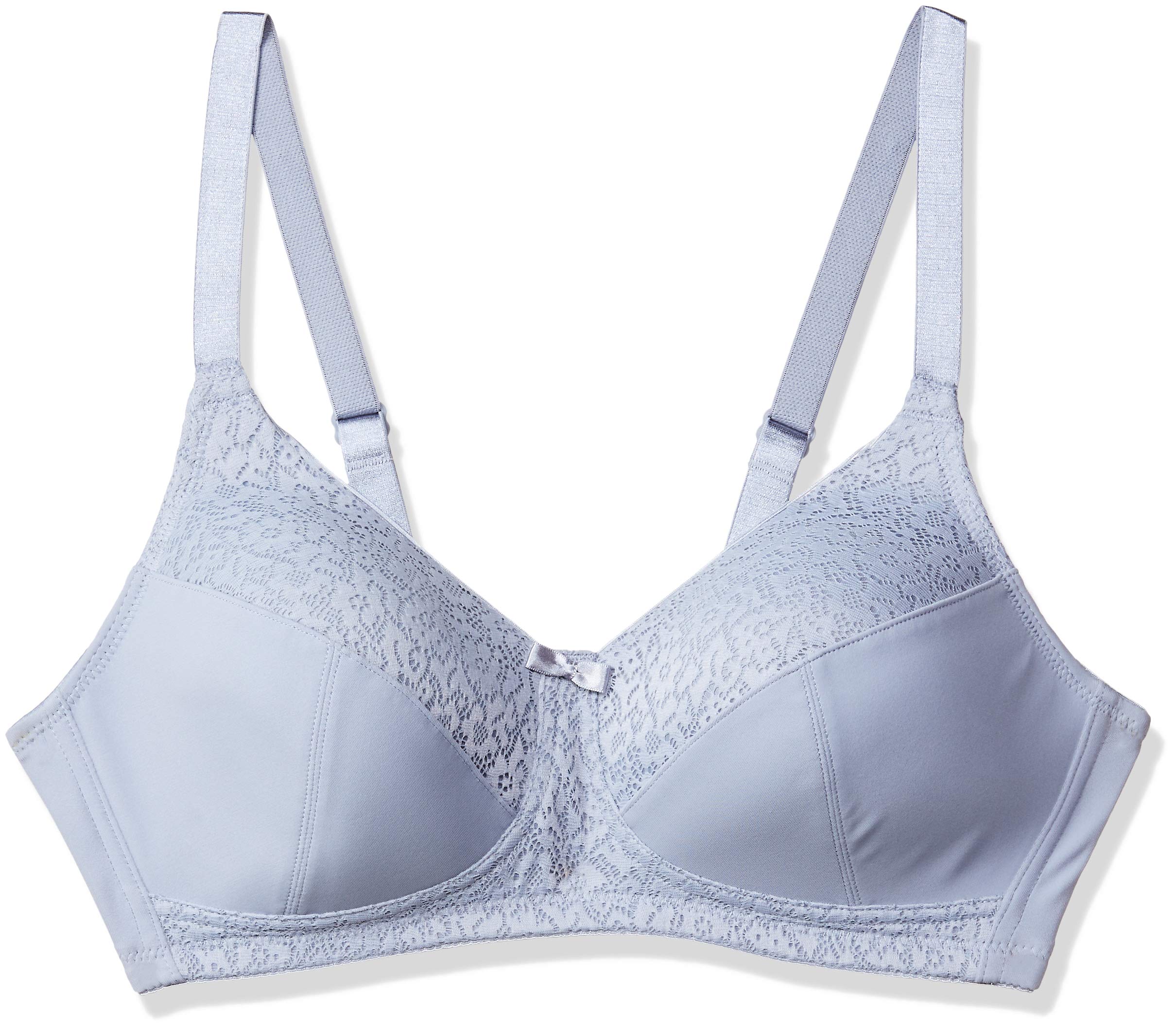 Triumph International Women's Synthetic Soft Cup Padded Wired Bra (220I142 PP_Bluish Gray_34d)