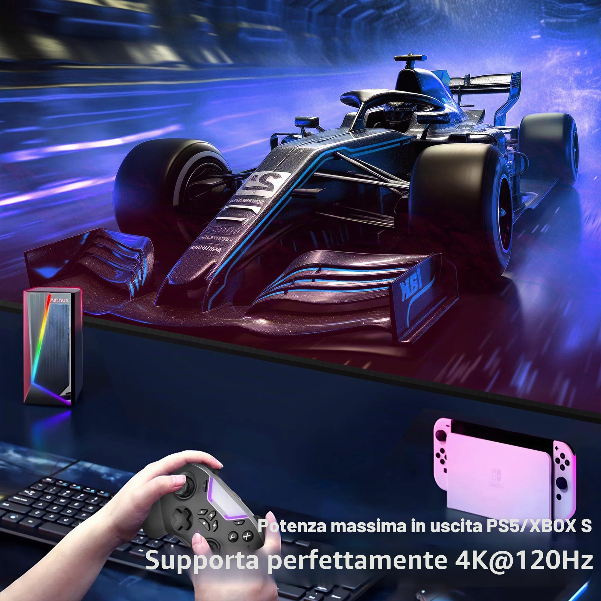 8K 10K 16K HDMI 2.2 5M 16.5FT Cavo Ad Alta Velocità 96Gbps 12Bit 16K@60Hz 8K@240Hz 4K@480Hz UHD HDR Placcato Oro Intrecciato Supporto HDCP 3D HDMI Compatibile con PS5 Monitor TV
