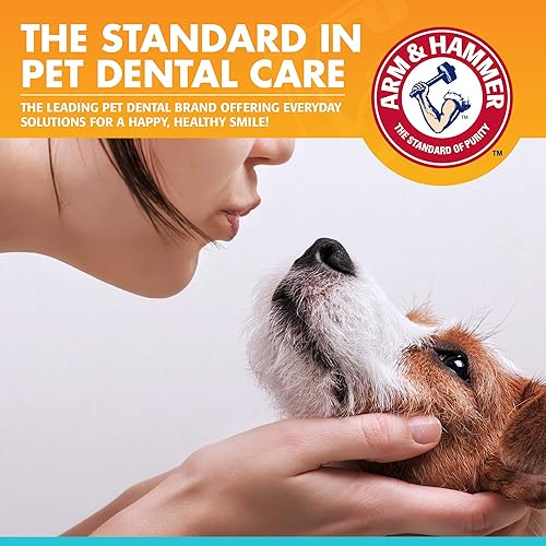 Miniatura 6 de Arm and Hammer Fresh Breath Kit dental para mascotas cepillo de dientes para mascotas y pasta de dientes para mascotas con bicarbonato de sodio kit