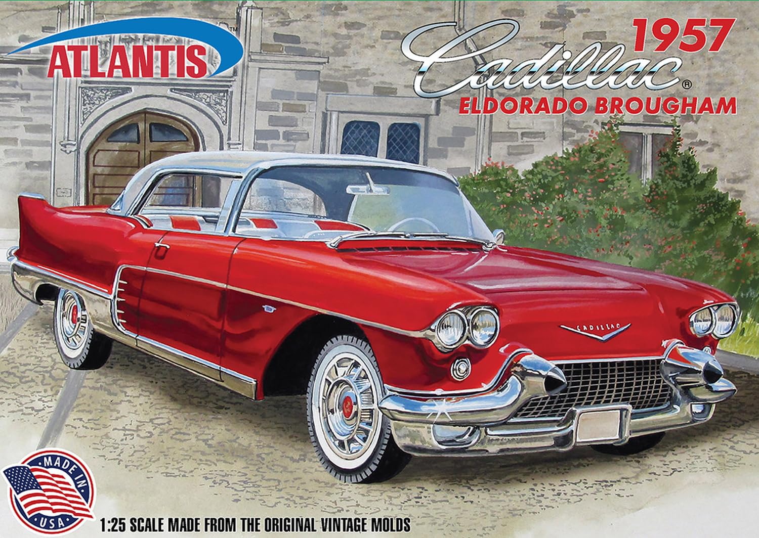 Amazon.com: Atlantis 1957 Cadillac Eldorado Brougham 1/25 Model