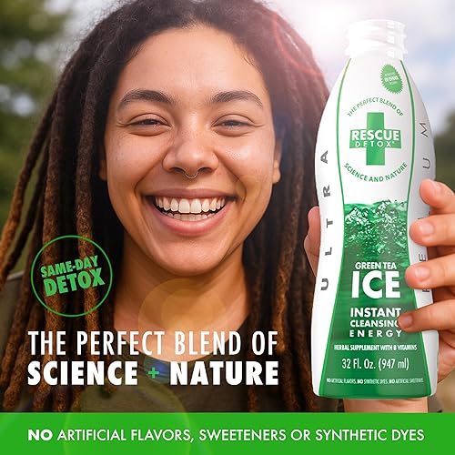 Miniatura 2 de Rescue Detox ICE - Sabor a té verde - 32 oz  Funciona en 90 minutos