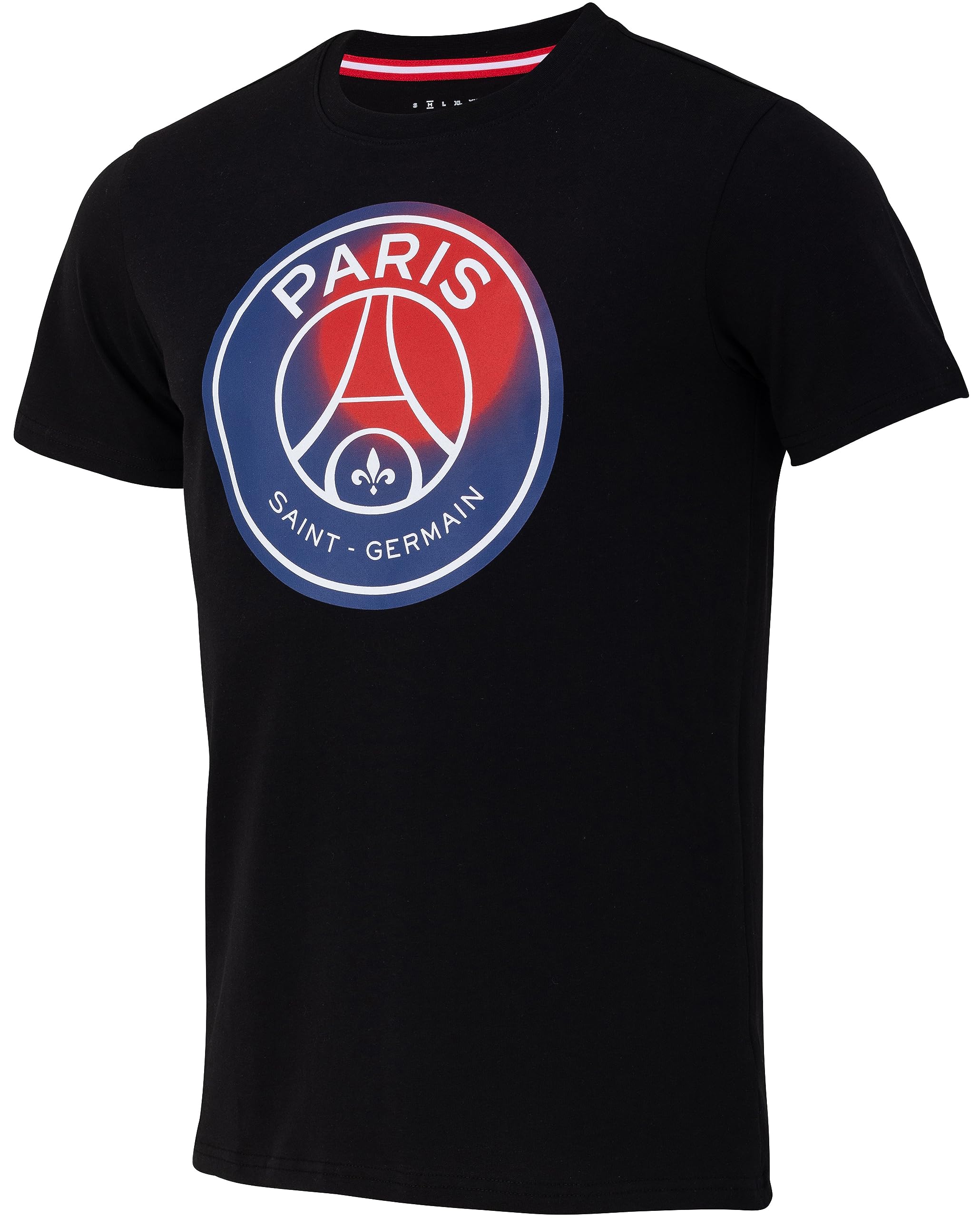 PARIS SAINT-GERMAIN Official Collection PSG T-Shirt, Black, XL