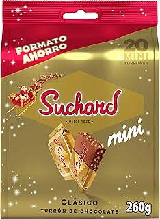 Anuncio patrocinado: Suchard Mini Turrones de Chocolate con Arroz Inflado, Bolsa de 20 Mini Turrones, Sabor Navideño para ...