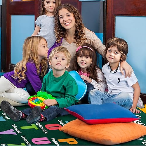 Miniatura 3 de Alfombra ABC para estudiantes, sala de juegos, alfombra ABC para aula, 2 x 3, 3 x 5, 4 x 6, 5 x 8, decoración de clase impresa para habitación