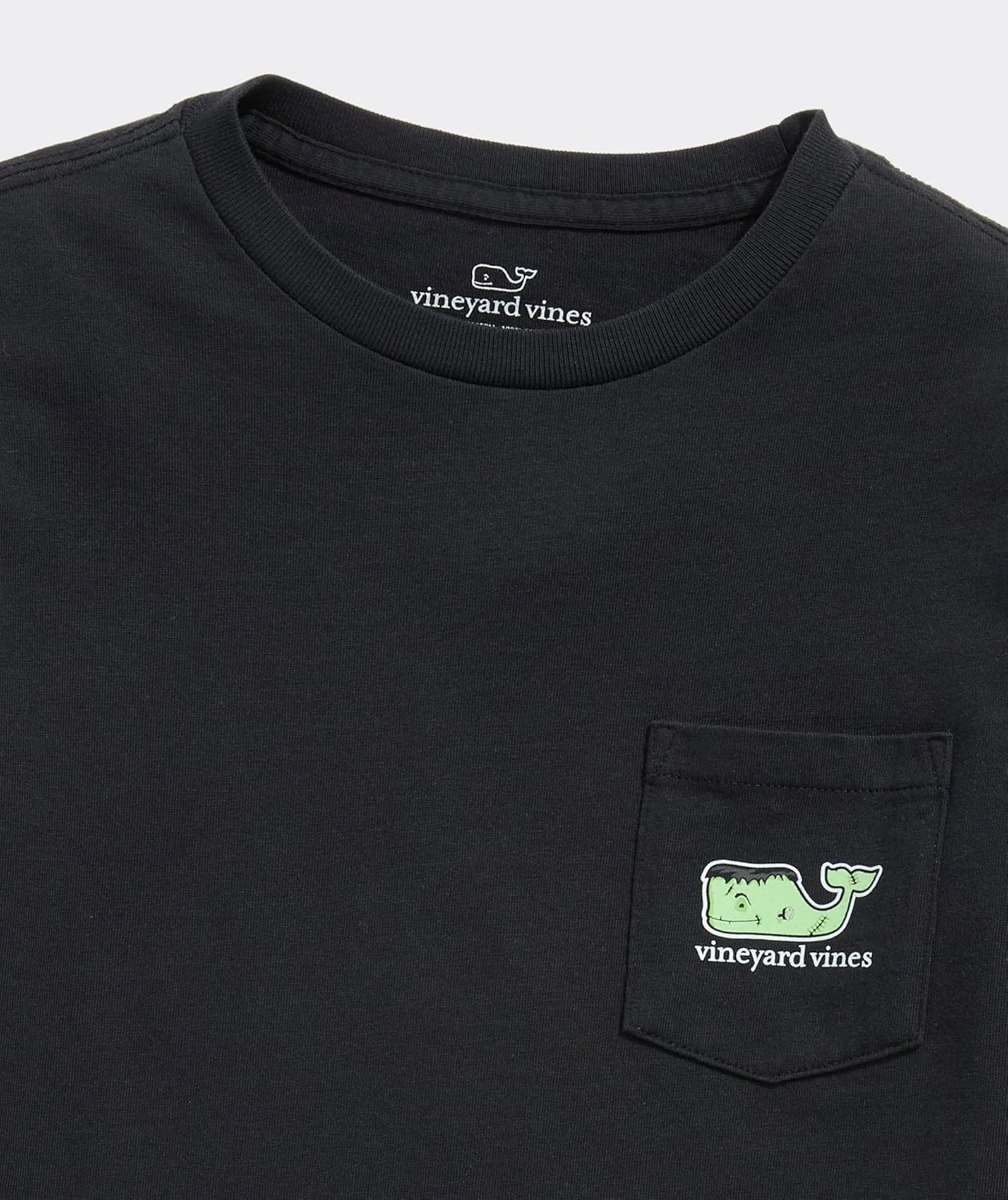 vineyard vines boys Boys' Glow-in-the-dark Franken-whale Long-sleeve Pocket Tee - Image 6